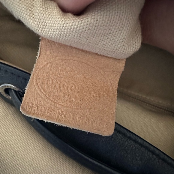 Like NEW Leather Longchamp 3D Backpack Black - Picture 6 of 6